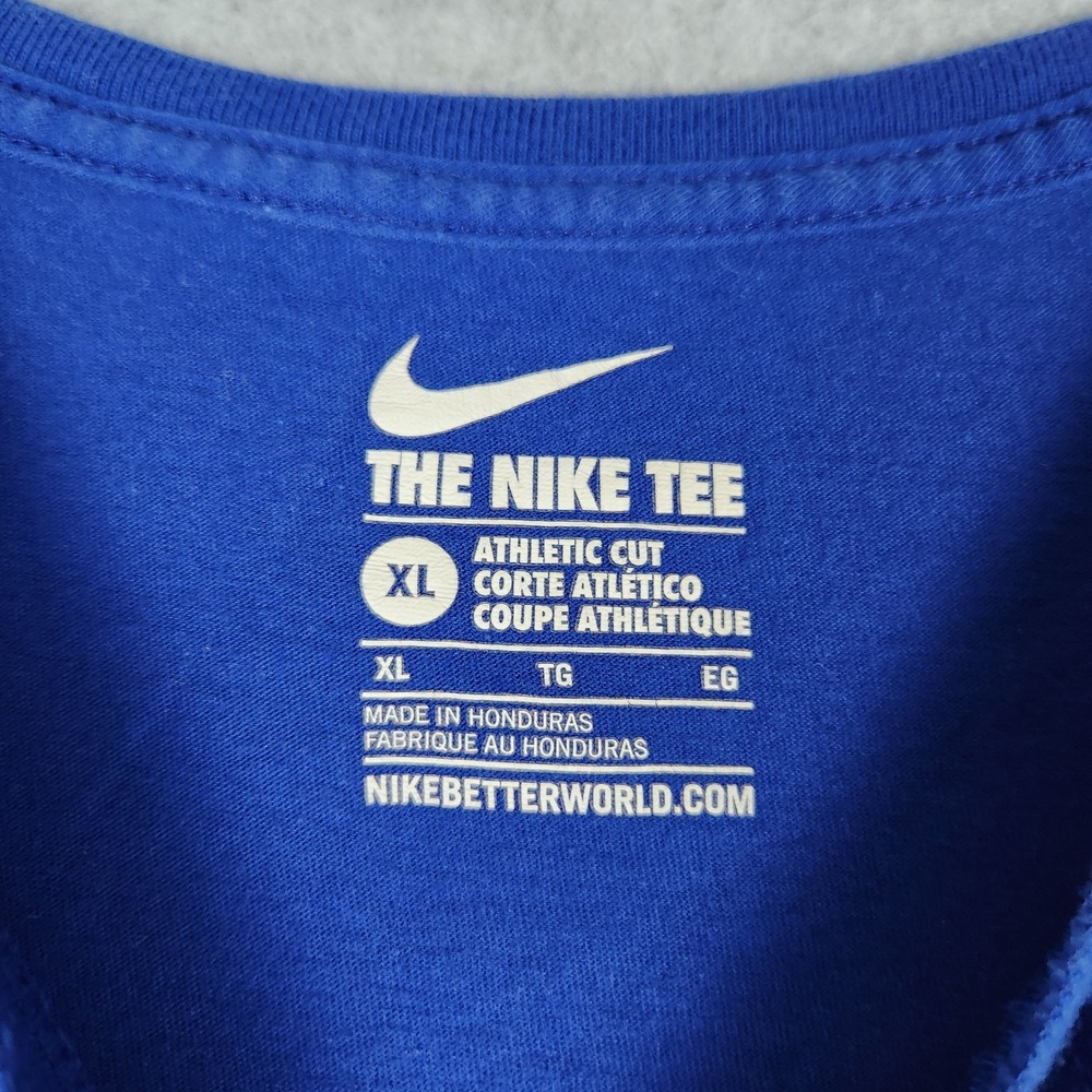 Chicago T-Shirt Men XL Blue Nike Cubs MLB Baseball Athletic Fit Good Bye Someday - Picture 2 of 7